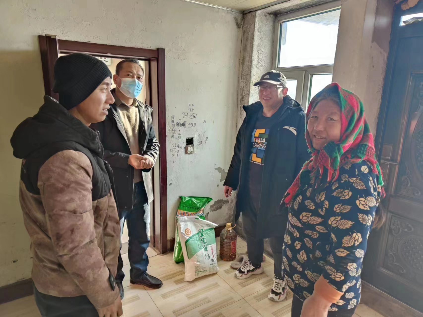 农工党吉林省委会在白城市洮北区洮河镇新发村开展春节慰问活动